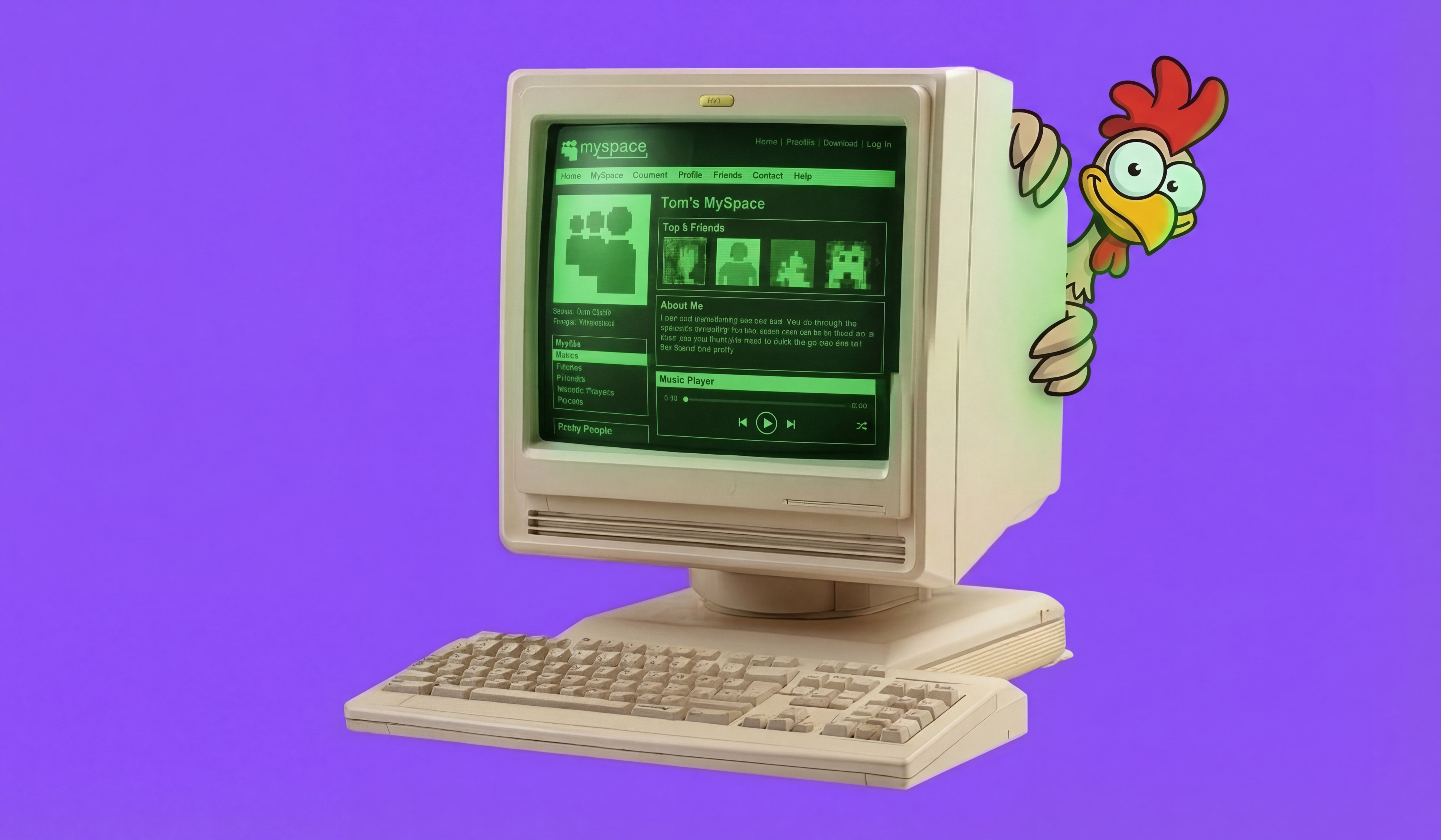 toms myspace chicken