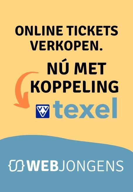 Tickets verkopen mét koppeling VVV Texel